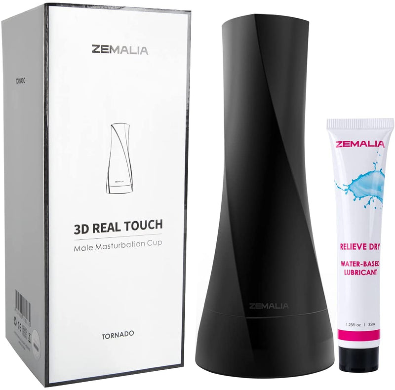 Masturbatoren mit realistische Textur Vagina+Gleitgel 35ML