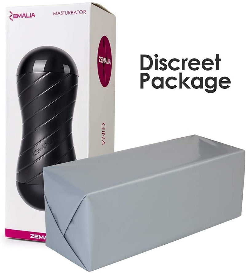 ZEMALIA 2 in 1 Masturbator Cup masturbieren für männer, Taschenmuschi Erotik sexspielzeug mann, Penis Stimulator Manuelle Cup-Masturbatoren FNSKU: X001HG3BCN