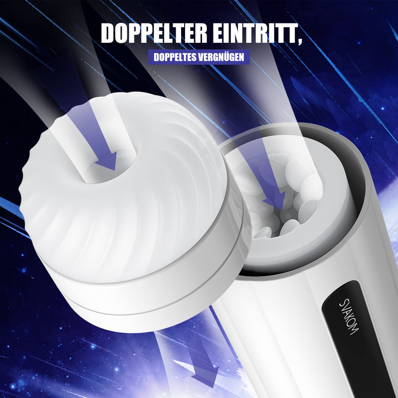 SVAKOM Mastubrator elektrisch Männer 10 Rotierenden +Teleskopfunktion,automatische Masturbatoren cup Maschine zur Penis vibratoren,Taschenmuschi Sex Spielzeug Masturbator