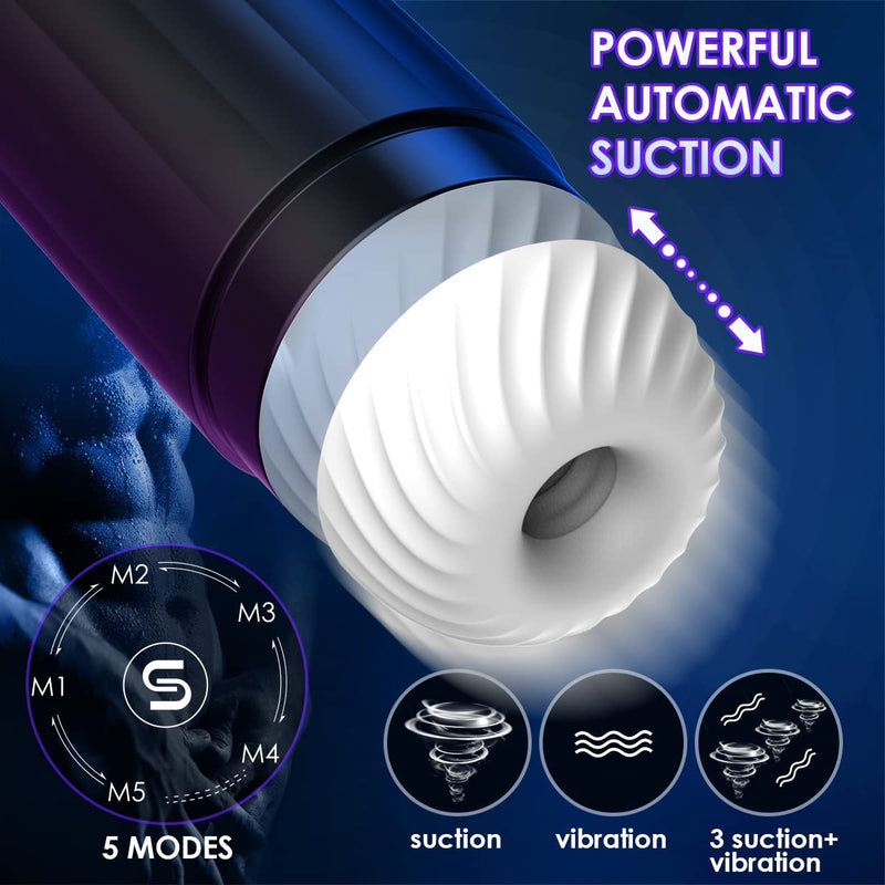 SVAKOM APP Control Automatischer Masturbator cup für Mann mit Vibration+Saugen+Sexy Stimme Funktion Elektrischer Masturbieren blowjob-cup für Männer