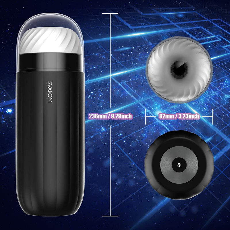 SVAKOM APP Control Automatischer Masturbator cup für Mann mit Vibration+Saugen+Sexy Stimme Funktion Elektrischer Masturbieren blowjob-cup für Männer