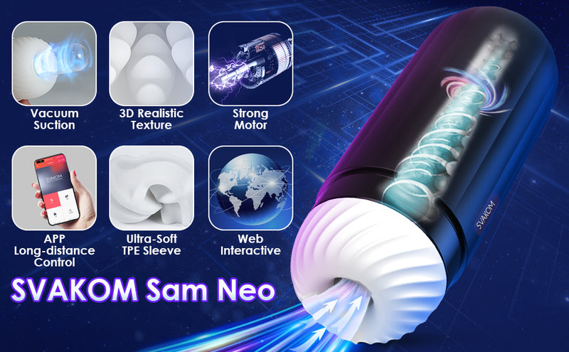 SVAKOM APP Control Automatischer Masturbator cup für Mann mit Vibration+Saugen+Sexy Stimme Funktion Elektrischer Masturbieren blowjob-cup für Männer