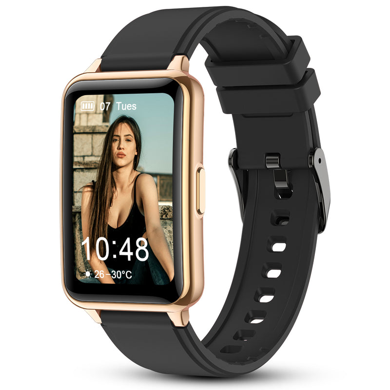 KUUFER 1.57 Zoll Damen und Herren Smartwatch für iOS und Android