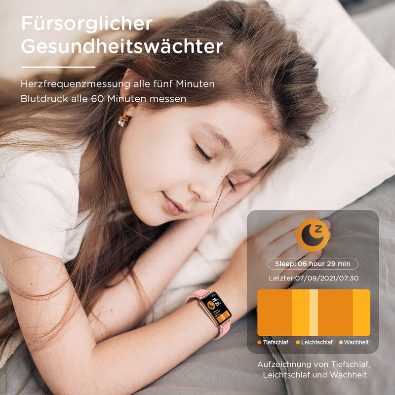 Bluetooth Damen Smartwatch,1.57 Zoll Touch-Farbdisplay Fitness Armbanduhr Tracker Wasserdicht Sportuhr Smart Watch mit Schrittzähler,Kalorien Smart uhr,Stoppuhr, für iOS und Android