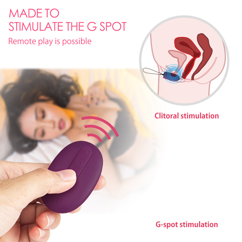 Deluxe Liebeskugeln Vibrationsei Bullet Vibratoren für Sie Klitoris G-Punkt SVAKOM ELMER Vibrator mit 26 Vibrationsmodi, Vibro-Ei mit Kabellose Fernbedienung, Vibrationseier Erotik Sexspielzeug für Paare Frauen