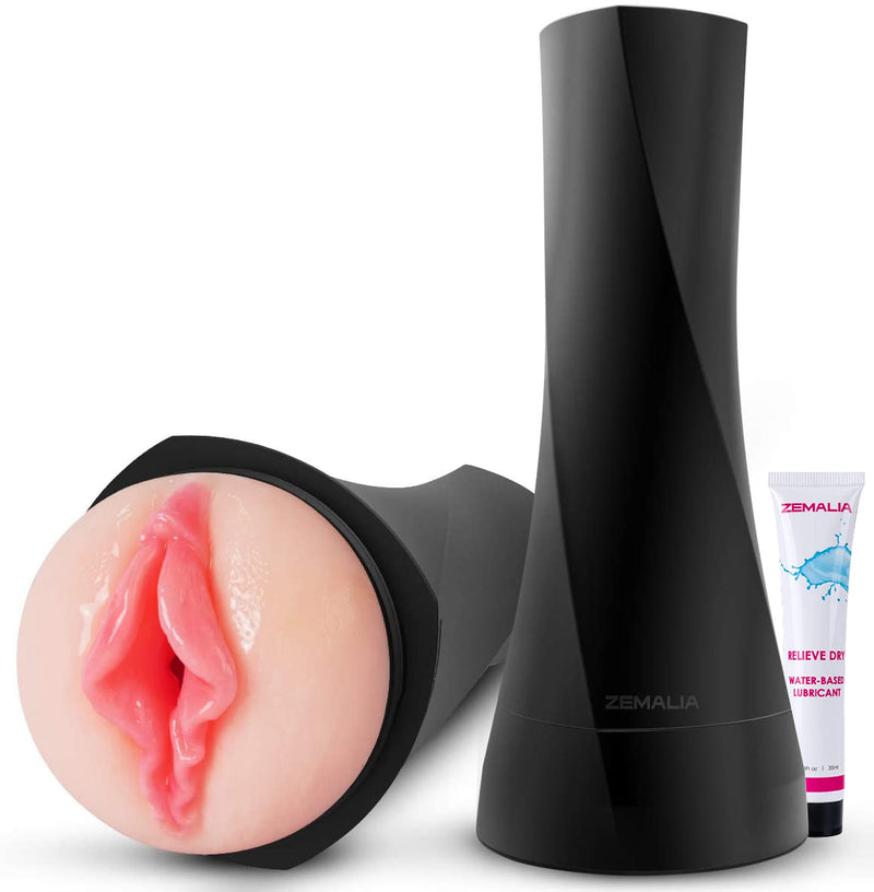 Masturbatoren mit realistische Textur Vagina+Gleitgel 35ML