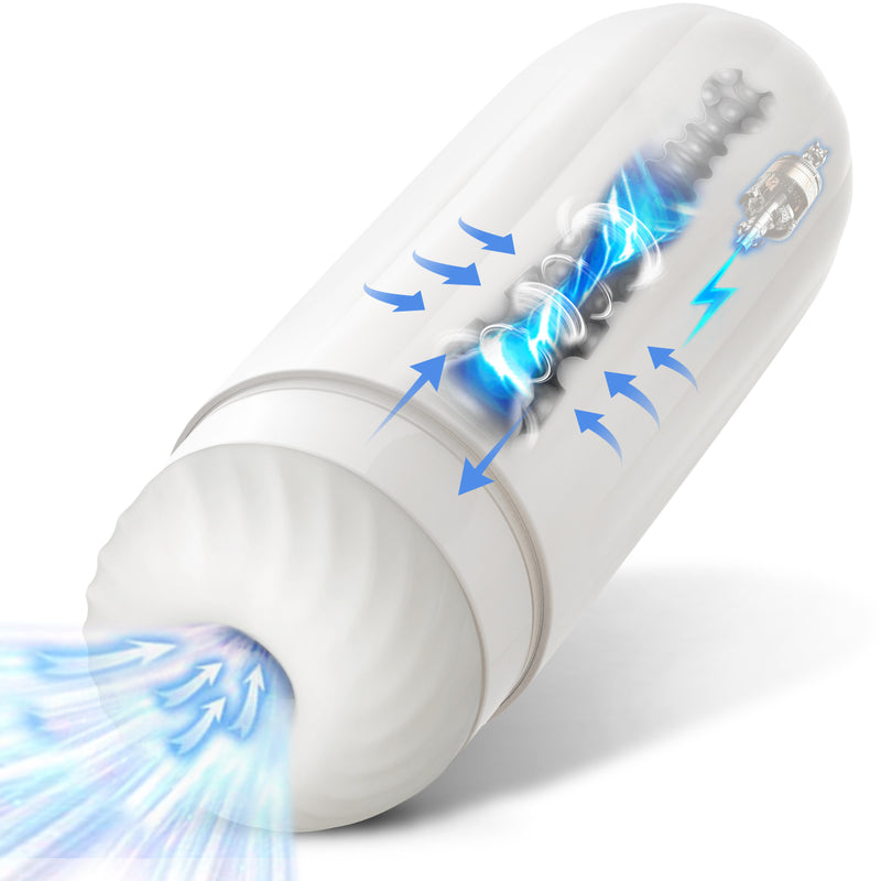SVAKOM Elektrischer Masturbatoren-Cup Mit 10 Vibrator 3 Saugen Masturbator Taschenmuschi Penis Massage Masturbieren Mann Erotik Sexspielzeug für Männer,Wiederverwendbare Masturbationshilfe